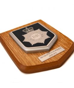 Metropolitan Police Helmet Emblem Plaque